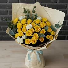 Букет цветов из:  Розы в Поселок Зверосовхоза