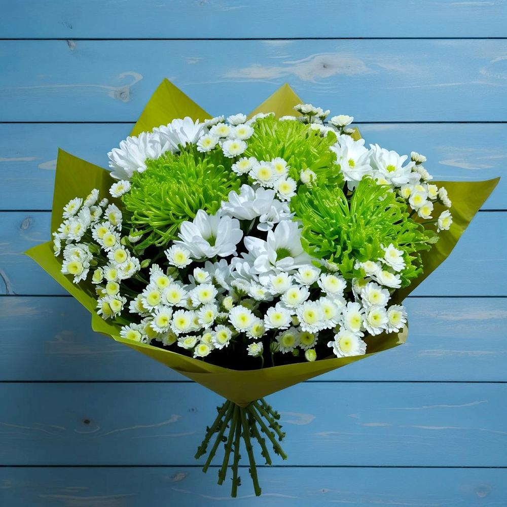 Букет цветов из: Хризантемы в Поселок Зверосовхоза