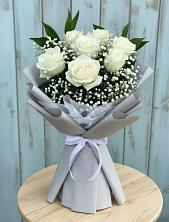 Букет цветов из:  Розы в Поселок Зверосовхоза