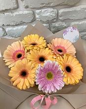 Букет цветов из:  Герберы в Поселок Зверосовхоза