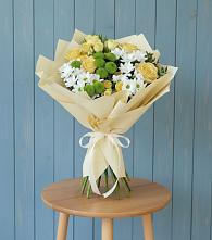 Букет цветов из:  Хризантемы и Розы #REPLACE_PRED# Поселок Зверосовхоза