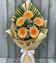 Букет цветов из:  Герберы в Поселок Зверосовхоза