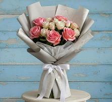 Букет цветов из:  Розы в Поселок Зверосовхоза